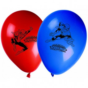 Balões Latex Homem Aranha conj. 8