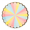 Pratos Riscas Rainbow 23cm