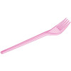 Garfos Rosa Flúor Transparente 16,5cm