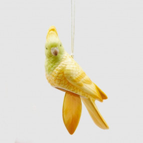 Pássaro Decorativo Amarelo