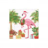 Guardanapos Christmas Flamingos