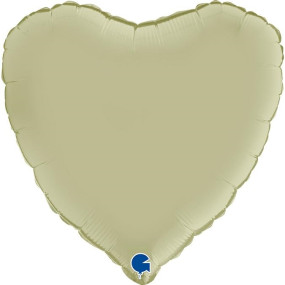 Balão Coração Verde Claro 46cm