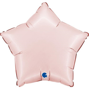 Balão Estrela Rosa Pastel 46cm