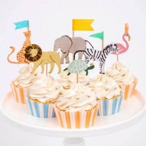 Kit Cupcakes Safari Selva