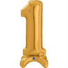 Balão de Ar NÚMERO 1 Dourado - 64CM