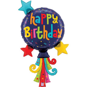 Balão Happy Birthday 102cm