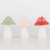 Velas Cogumelos conj. 3