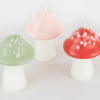 Velas Cogumelos conj. 3