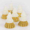 Mini Velas Pinheiros Brancos conj.6