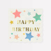 Guardanapos Happy Birthday Estrelas