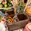 Suporte Talheres RATTAN Escuro