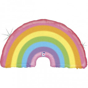 Balão Rainbow Glitter 91cm