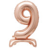 Balão de Ar NÚMERO 9 Rosegold- 76CM