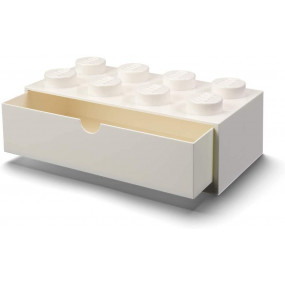 Caixa Lego Gaveta Secretária Branco