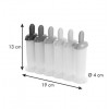 Moldes para gelado BAMBINI, 6 pcs