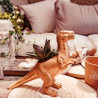 Vaso Dino Tiranossauro Gold