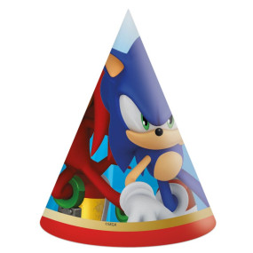 Chapéus de Festa Sonic - Conj. 6