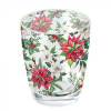 Copo de Água Christmas Florals