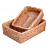 Conj. 2 Cestos Rattan