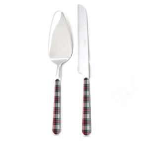 CONJ SOBREMESA TARTAN CLARO
