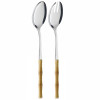 TALHERES SALADA BAMBOO BEGE