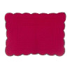 Individual Dupla Face Vermelho/Tartan