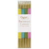Velas Altas Pastel Dourado