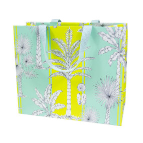 Saco Southern Palms Turquoise & Lime
