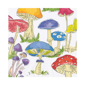 Guardanapos Woodland Mushrooms