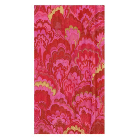 Guardanapos Marbled Ceramica Red & Fuchsia