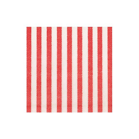 Guardanapos Cocktail Melograno Stripe Red