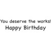 Postal Giant Burger Birthday