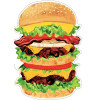 Postal Giant Burger Birthday