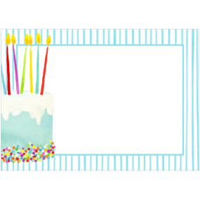 Etiquetas Birthday Cake