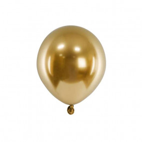 50 Balões METÁLICO Glossy Ouro 12CM