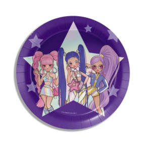 Pratos Guerreiras KPop 18cm