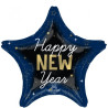 Balão Happy New Year Estrela 48cm