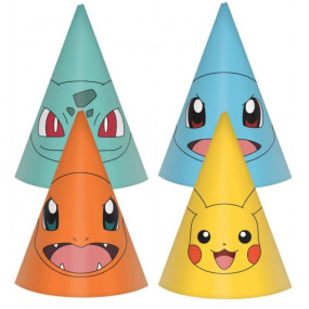 Chapéus de Festa Pokémon- Conj. 8
