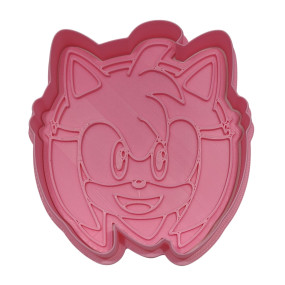 Cortador de bolachas Sonic the Hedgehog - Amy