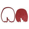 Cortador de bolachas Sonic the Hedgehog - Knuckles