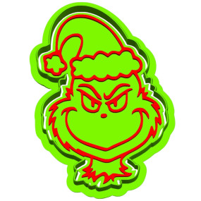 Cortador de bolachas Grinch 1