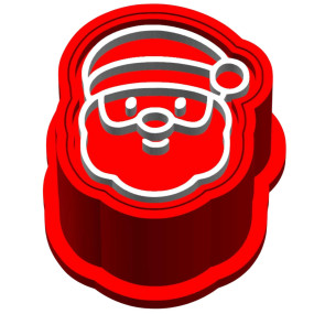Molde Brigadeiro c/ Carimbo - Pai Natal