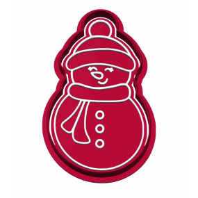 Cortador de bolachas Boneco de Neve