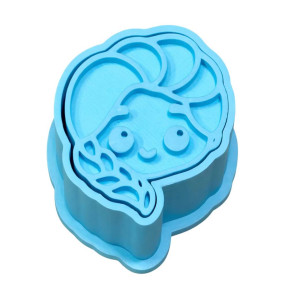 Molde com Carimbo para Brigadeiro - Elsa
