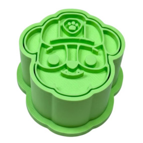 Molde com Carimbo para Brigadeiro - Patrulha Pata - Rubble