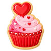 Cortador de bolachas Cupcake do Amor