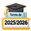 Cortador de bolachas Formatura - Turma 2025/2026