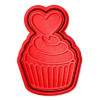 Cortador de bolachas Cupcake do Amor