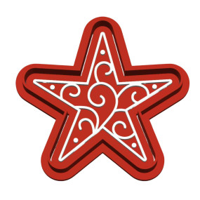 Cortador de bolachas Estrela de Natal