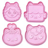 Conj. Mini Cortadores de bolachas Casa de bonecas da Gabby 1